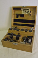 Carl Zeiss vintage mikroszkóp dobozában A221