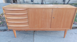 Franz Ehrlich mid century sideborad, komód, 602 K sorozat darbaja, 1960