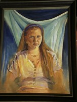 Mattioni Eszter (1902-1993) : Lányportré