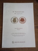 II. Kamaraárverés Pannonia terra 2001. augusztus 25. Katalógusa