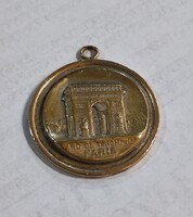 " Besetsetzung von Paris 14 juni 1940 ir." - Párizs  megszállása - emlékérem. RITKA !!!!