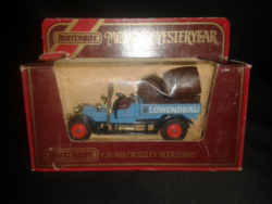 Matchbox Model Of Yesteryear. 1918 Crossley 'Beer Lorry'  1973 ( hiányos )