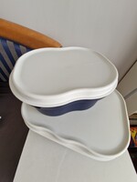 Tupperware óriás kenyértartó és a kisebb péksütemény tartó
