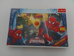 Trefl: SPIDER-MAN ( Pókember ) Puzzle ( 100 Darabos, ötéves kortól )