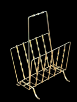 Vintage Hollywood Regency Newspaper Holder - Negotiable