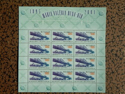 2001. A Mária Valéria Duna-híd újjáépítése - teljes ív ** /2.000,-Ft/