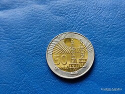 AZERBAJDZSÁN 50 QAPIK 2006 BIMETÁL! FÚRÓTORONY! UNC! RITKA!