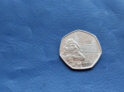 ANGLIA / ANGOL 50 PENCE 2019 PADDINGTON BEAR TOWER! MEDVE! RITKA!