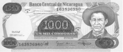 Nicaragua - 500.000 cordobas (felülbélyegzett 1000 cordobas) 1987. UNC