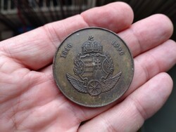 1846-1996-os Magyar vasút-150 éve európában bronz emlék érme