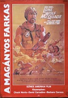 A MAGÁNYOS FARKAS - CHUCK NORRIS !!! E R E D E T I !!! 1979 !!!  Mozi Film Plakát Poszter VG