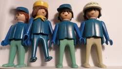 4 db retro , Playmobil / geobra 1974 jelzésű figura egyben , jó állapotban .