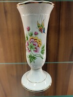 Hollóházi porcelán Pannónia 5102 Váza 21cm Hortenzia
