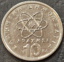 Görögország 10 drachma, 1984..