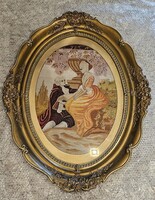 Gobelin landscape: in beautiful antique frame