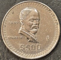 Mexikó 500 peso, 1987.