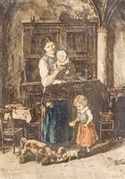 Munkácsy Mihály - Kórusz József : Két család