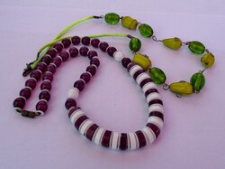 Old necklaces with a few small things