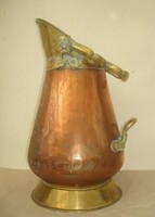 Antik vörös és sárgaréz esernyő száraz virág tartó 1591