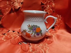 Hollóháza porcelán , hasas bögre
