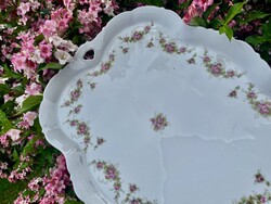 Antik porcelán tálca
