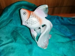 Porcelán Hollóházi hal nipp. 11x10