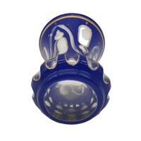 Cseh fürdőpohár kék M00851