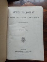 Képes Folyóirat - A Vasárnapi Ujság füzetekben, 1906, Hoitsy Pál kemény kötés 40. kötet LEÉRTÉKELVE!