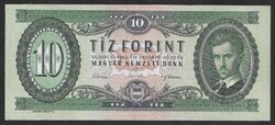 10 forint 1962 01-es fordított hátoldali alapnyomat EF