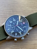 Svájci katonai Wenger S.A.K. Design chronograph