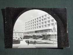 Képeslap,Székesfehérvár,Alba Regia szálló,étterem,presszó látkép,részlet,1974-