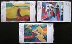 N1617-9 / Németország 1992 20. századi német festészet bélyegsor postatiszta