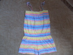Nagyon csini, színes, pamut playsuit 8-9 évesre