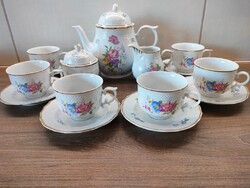 Hollóházi Hajnalka teás készlet – A reggelek finom eleganciája 