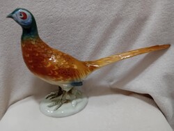 2502/71 Royal Dux csehszlovák porcelán fácán figura