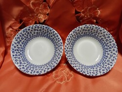 Angol porcelán müzlis tányér,  2 darab