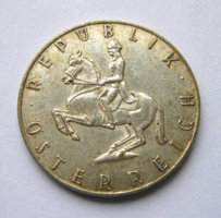 Ausztria - ezüst 5 schilling  - 1961