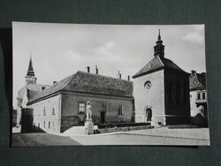 Képeslap,Székesfehérvár,Bazilika tér,Szent Anna kápolna látkép,részlet,1967-
