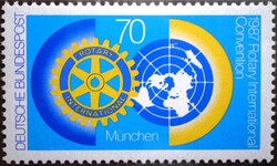 N1327 / Németország 1987 Rotary kongresszus bélyeg postatiszta