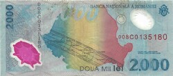 2000 lei 1999 Napfogyatkozás Románia 1.