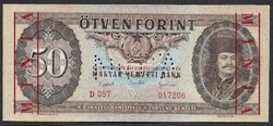 Minta 50 forint 1951 UNC