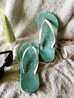 Calzaletas 37-es strandpapucs, flip-flop, lábujjközös papucs. 23 cm bth