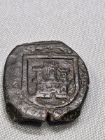 Spanyol 1600-as évek III. Fülöp érme