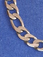 Gyönyörű Vintage 925 ezüstözött nyaklánc Cuban link 1960as évekből 60 cm hosszú