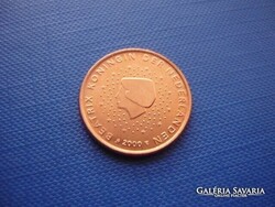 HOLLANDIA 5 EURO CENT 2000 BEATRIX KIRÁLYNŐ ! UNC!