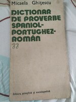 Spanyol - portugál -román közmondás szótár gyűjtemény 1980