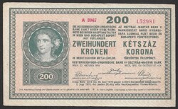 200 korona 1918 EF