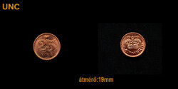 UNC 25 ÖRE - II. MARGIT (1998-2024) ÉRMÉJE - DÁNIA - 1990
