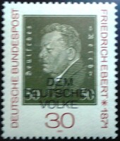 N659 / Németország 1971 Friedrich Ebert bélyeg postatiszta