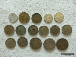 Dinár fémpénz 16 darab LOT !